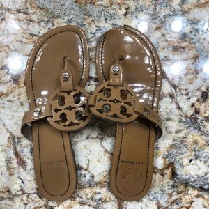 Tan Tory Burch Sandals